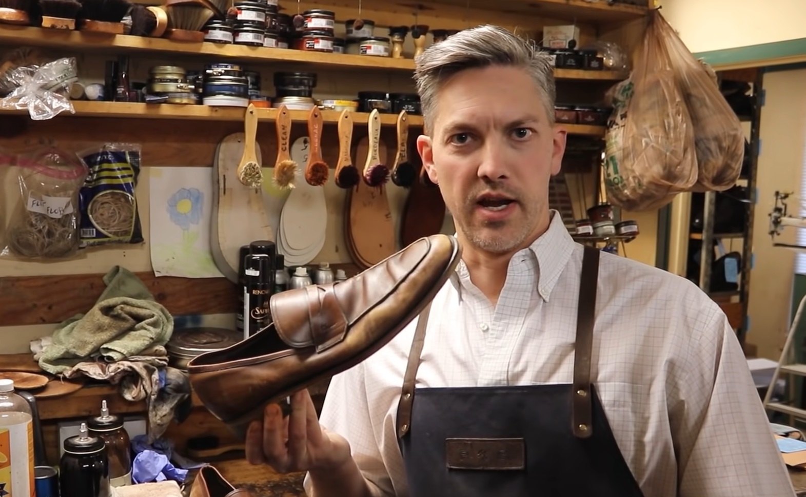 This Cobbler Masterfully Repairs an Old Pair of Leather Loafers - https ...