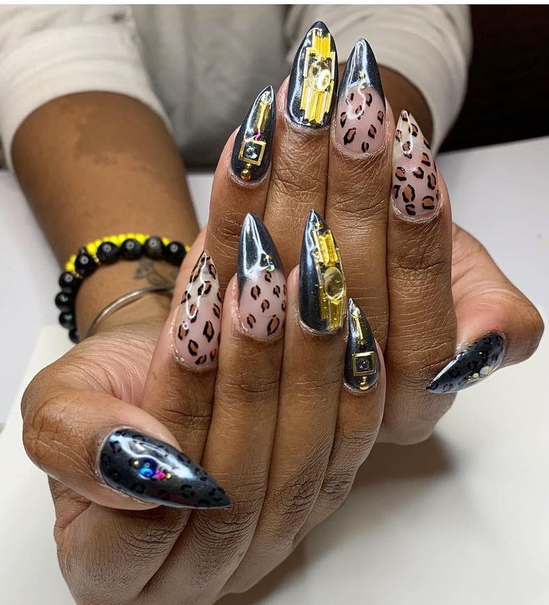 Leanne Woodley's Nail Art Makes for a Bold Fashion Statement - https ...