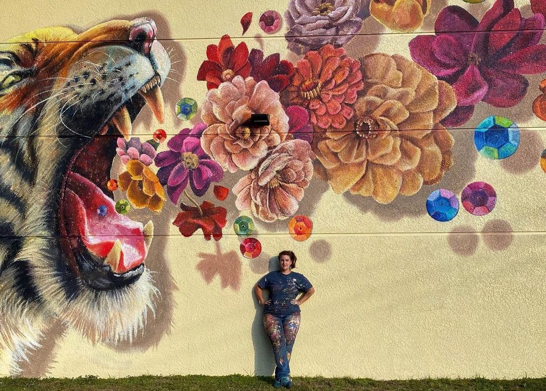 Naomi Haverland Paints Huge Tiger Murals And Other Masterpieces Https