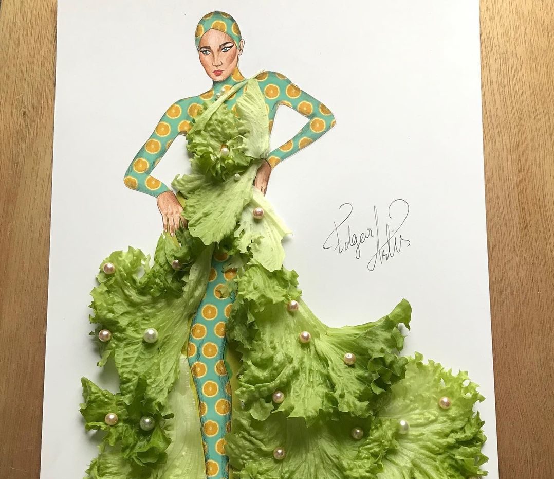Edgar Artis is Using Food and Objects to Craft Fashion Illustrations ...