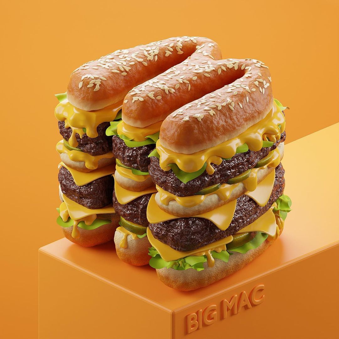 graphic-designer-reimagines-fast-food-company-logos-as-their-products-https-everydaymonkey