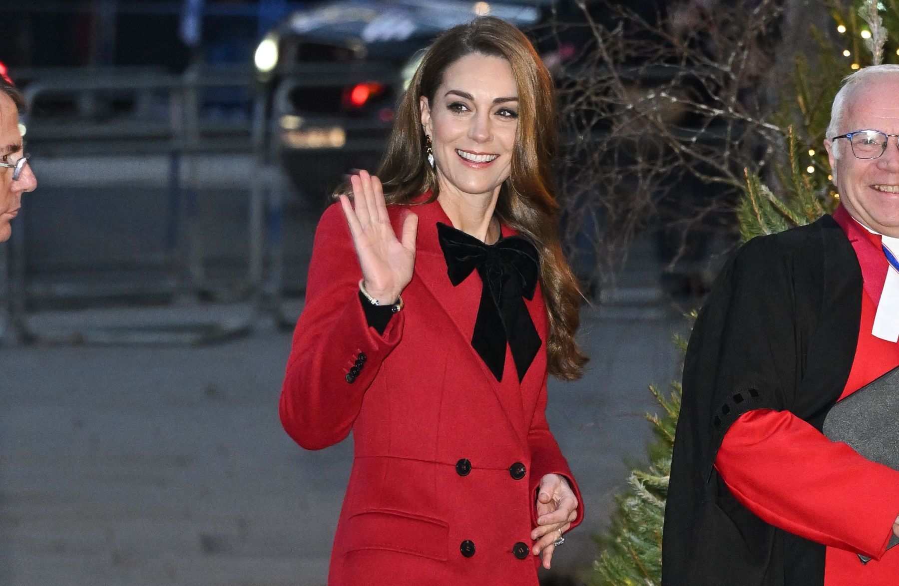 Kate Middleton Dazzles in Red at "Together at Christmas" Carol Service