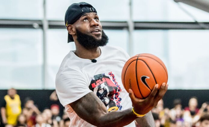 LeBron James on his China tour, Shanghai, China - 25 Aug 2018.