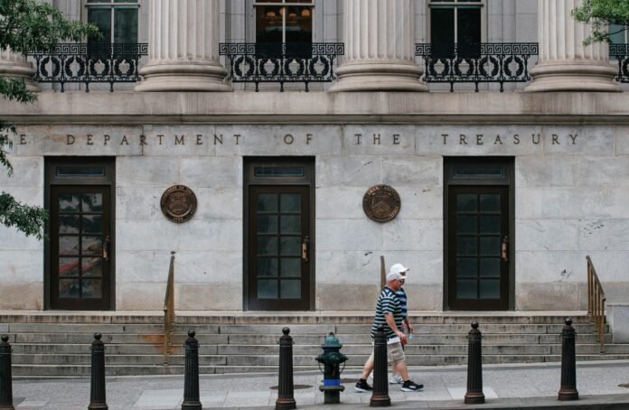 Department of the Treasury, Washington D.C., DC, USA.
