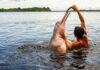 Amazon River Dolphins’ Unusual Behavior Reveals Fascinating Insights Into Their Social Lives Amazon river dolphin peeing into the air